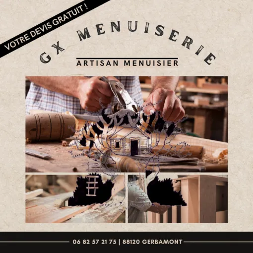 Travaux de menuiserie à Gérardmer par l'Entreprise GX MENUISERIE , Gérardmer, Monsieur Gérald XOLIN